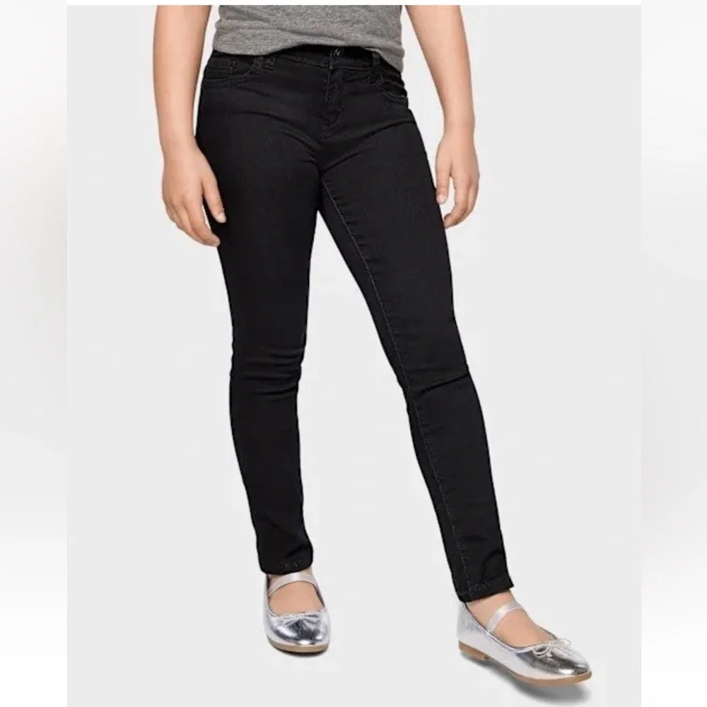 The Children's Place | Super Skinny Black Dark Denim Size 12 Stretch Pants